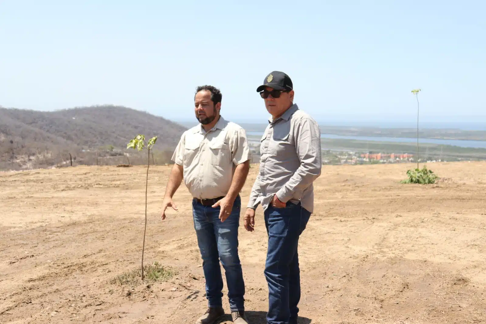 Alcalde Édgar González en Basurón de Mazatlán