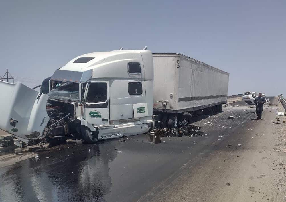 Choque de tráiler
