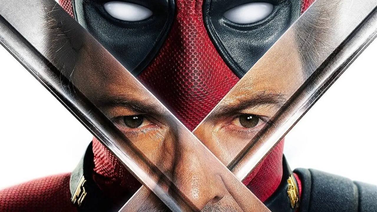 Primer plano de Deadpool y Wolverine
