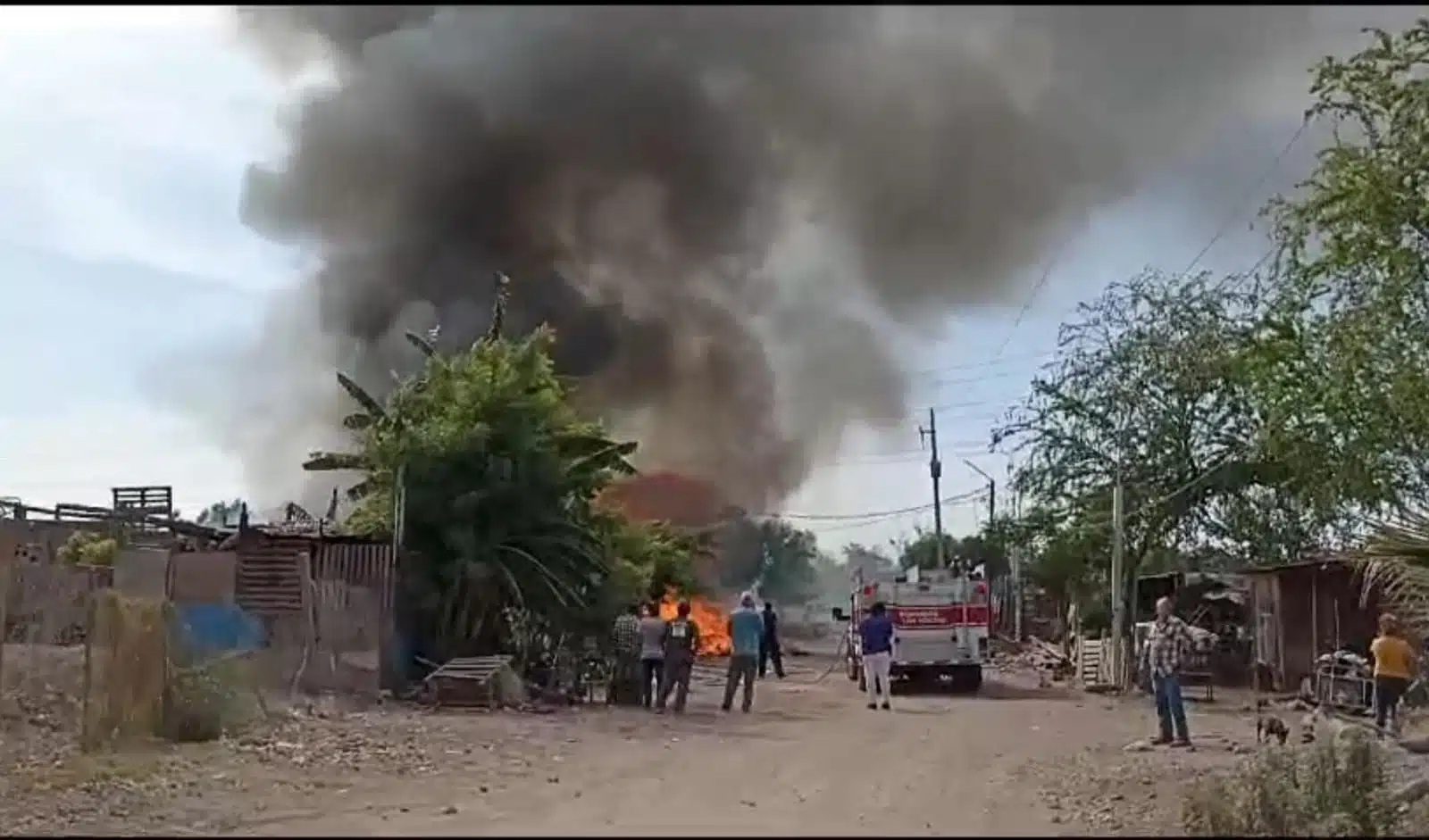 Incendio en Los Mochis