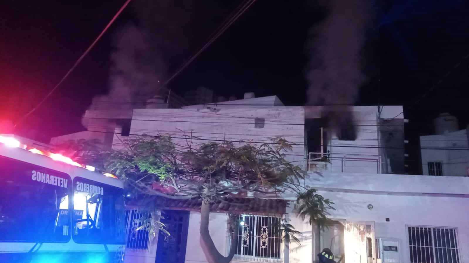 Incendio en domicilio