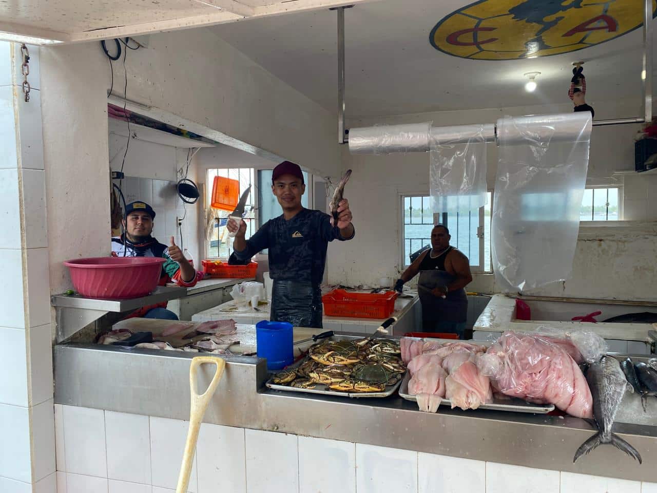 Comercio de mariscos