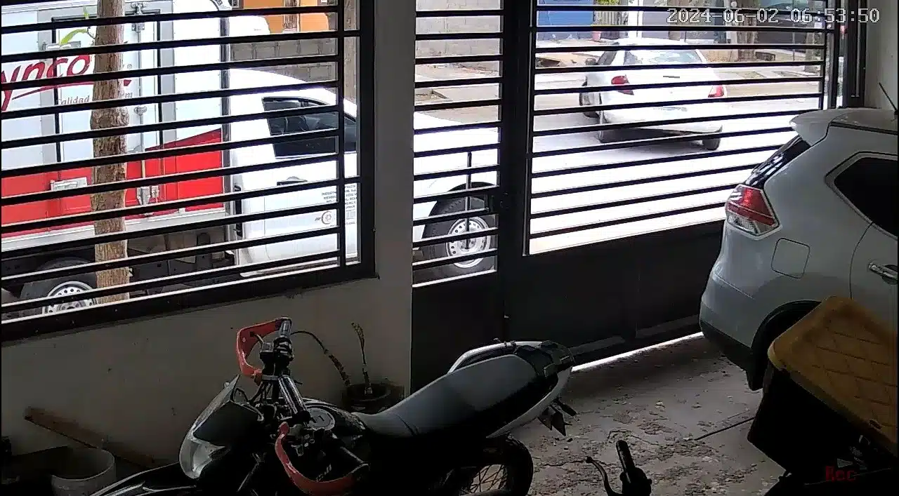 robo captado en cámara de vigilancia