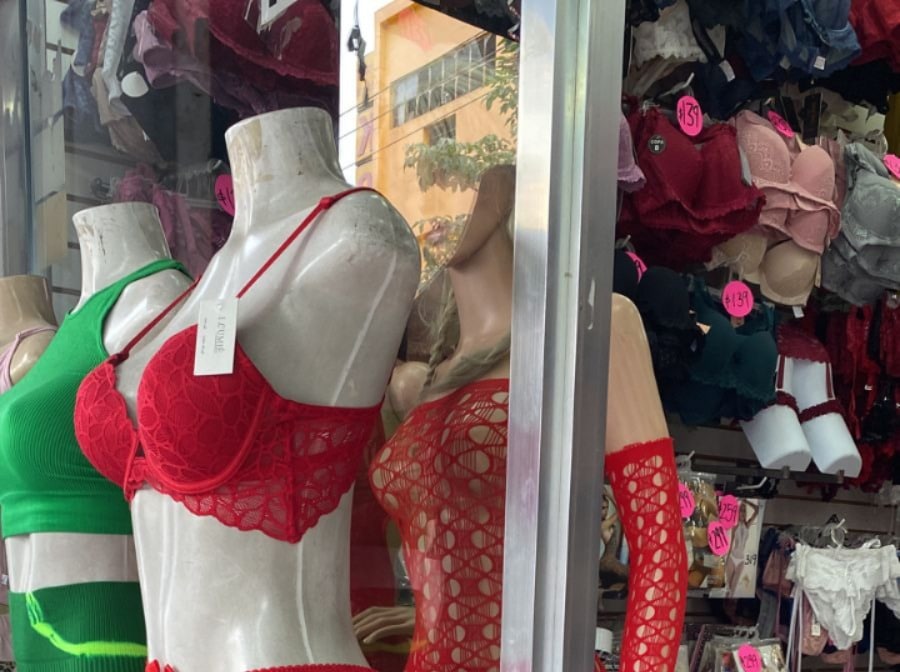 Venta de lencería en comercios de Culiacán