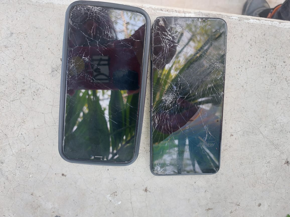 Estragos tras el presunto abuso de autoridad por parte de los agentes