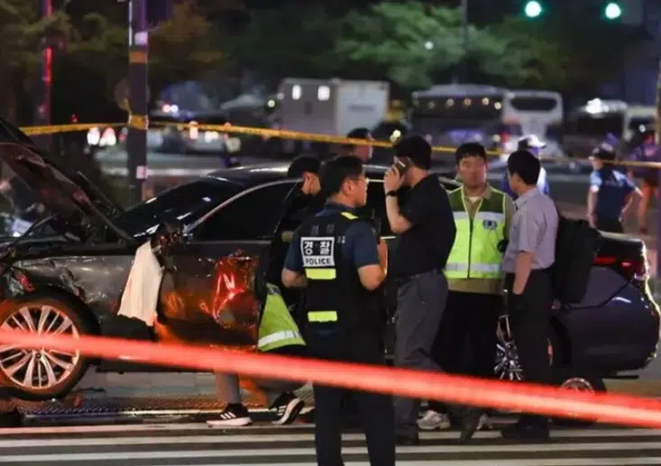 Automóvil arrolla a peatones y deja 9 fallecidos en Corea del Sur