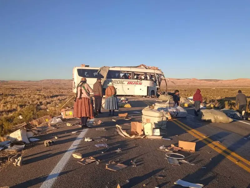 Accidente vial en Chile deja más de 20 personas sin vida