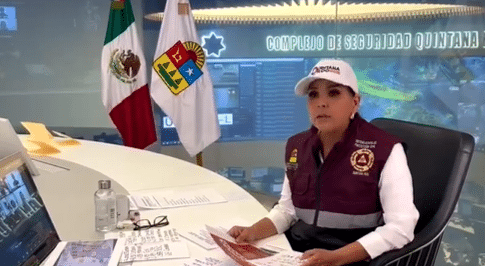 Declara alerta roja en Quintana Roo ante proximidad del huracán Beryl