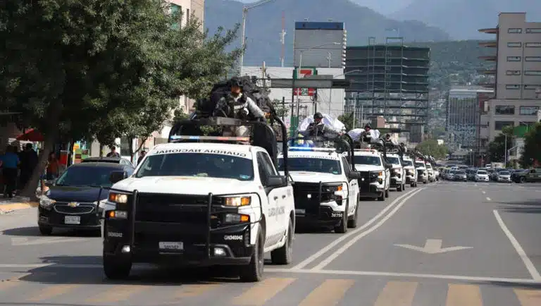 Arriban 300 elementos de la Guardia Nacional y Ejército México a Nuevo León