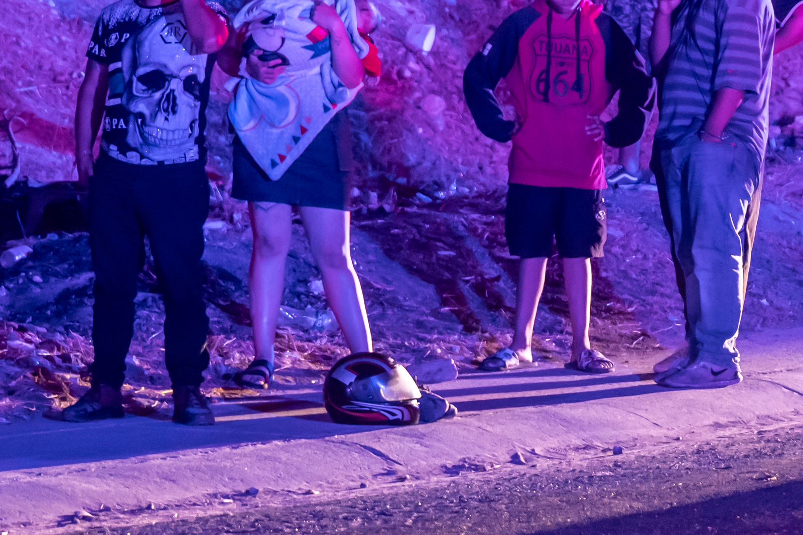 Balean a niños en Tijuana; iban a bordo de una motocicleta