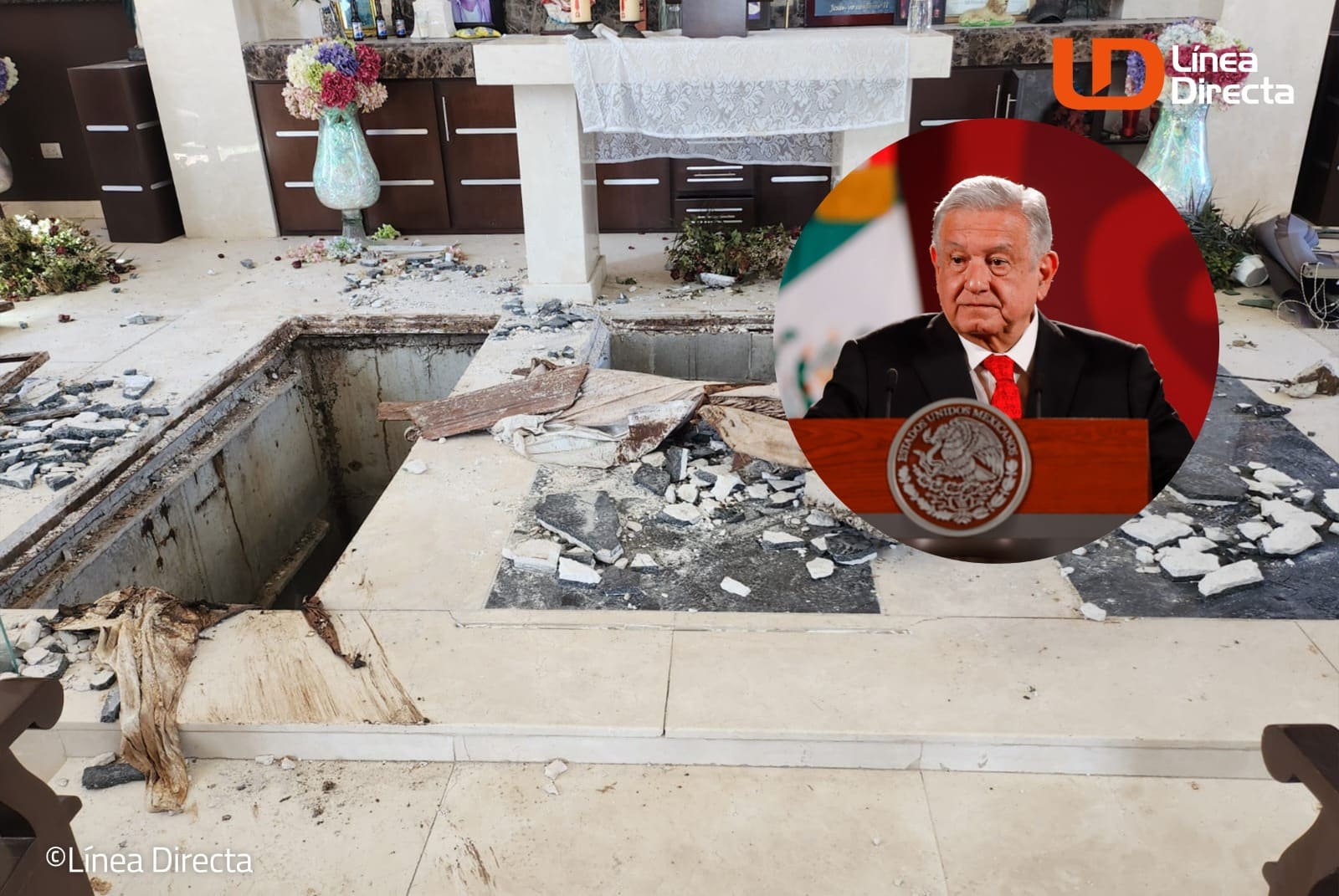 Capilla de Los Dámaso en Eldorado fue profanada y se robaron dos cuerpos