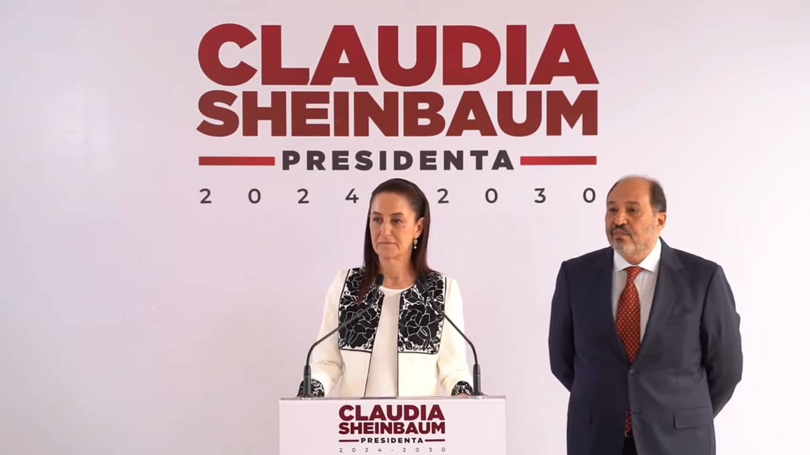 Claudia Sheinbaum y Lázaro Cárdenas Batel