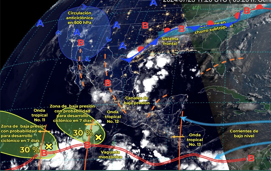 Lluvias en México