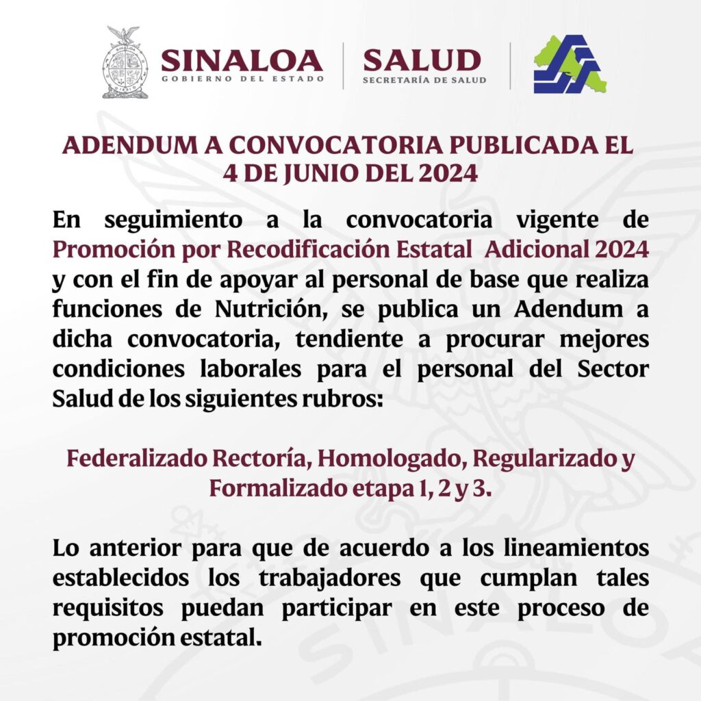 Comunicado de convocatoria