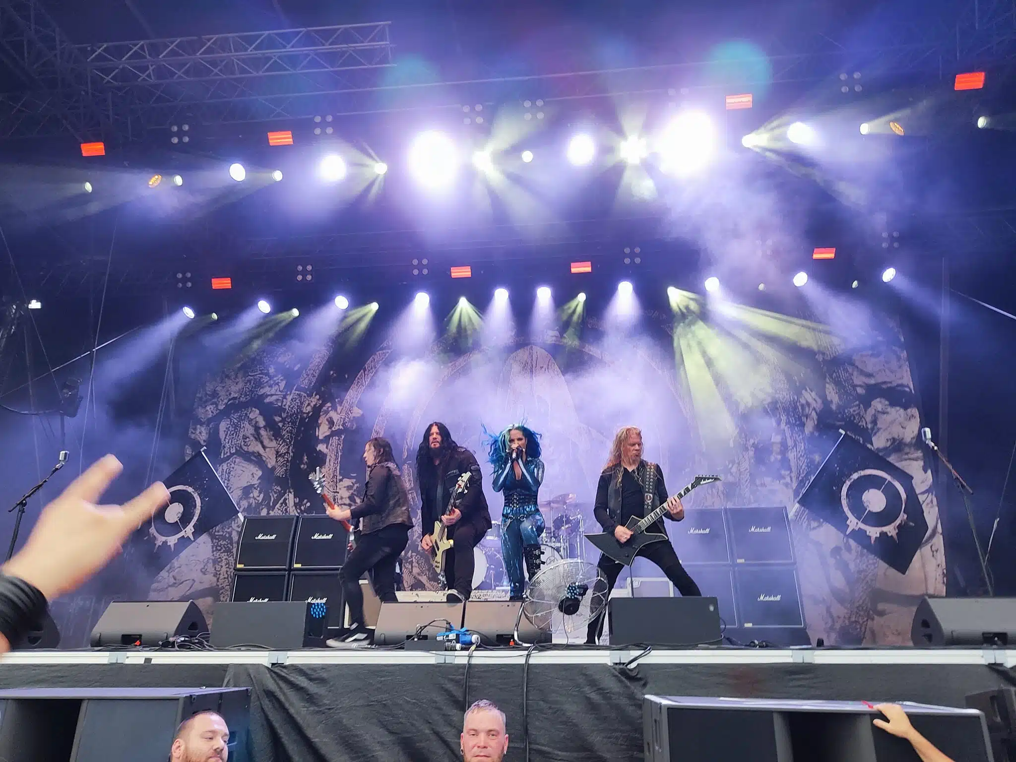 Concierto de Arch Enemy en Hamburgo, Alemania