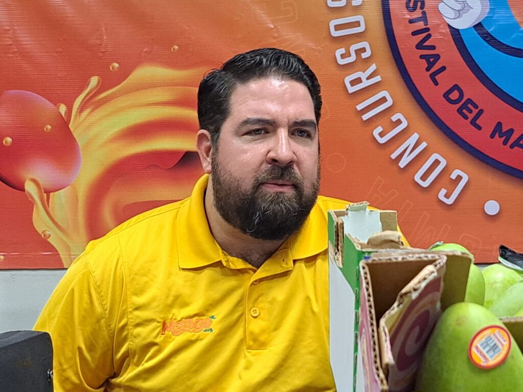 Daniel Ibarra Lugo, presidente de la Asociación de Productores de Mango en la Zona Libre de la Mosca de la Fruta.