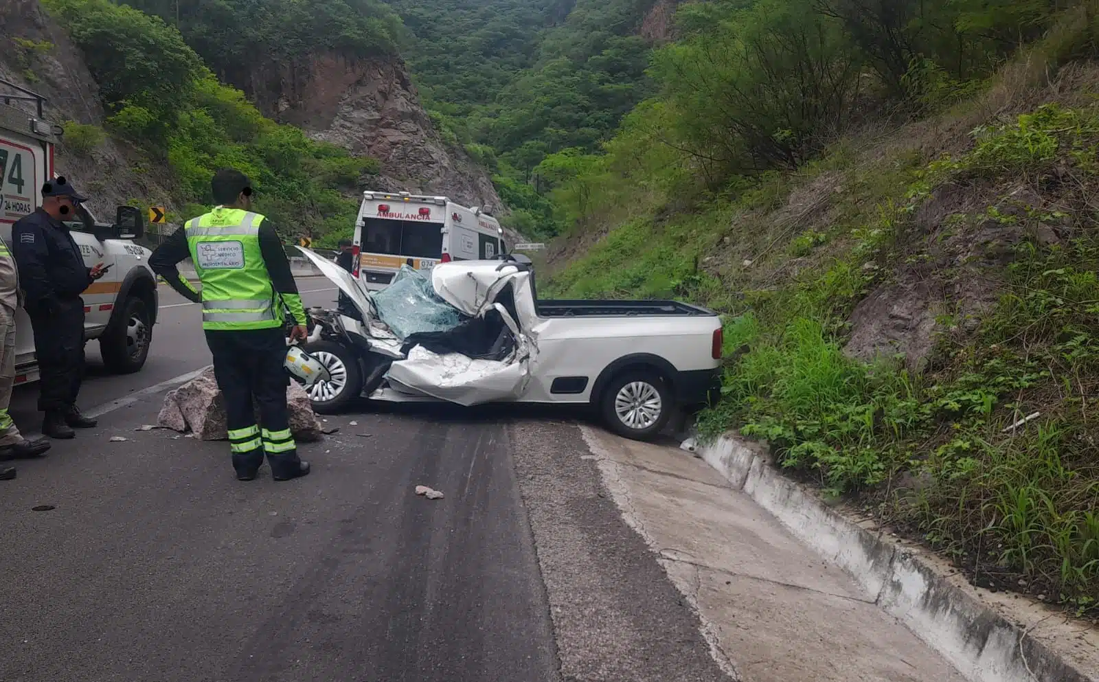 Accidente autopista Mazatlán-Durango