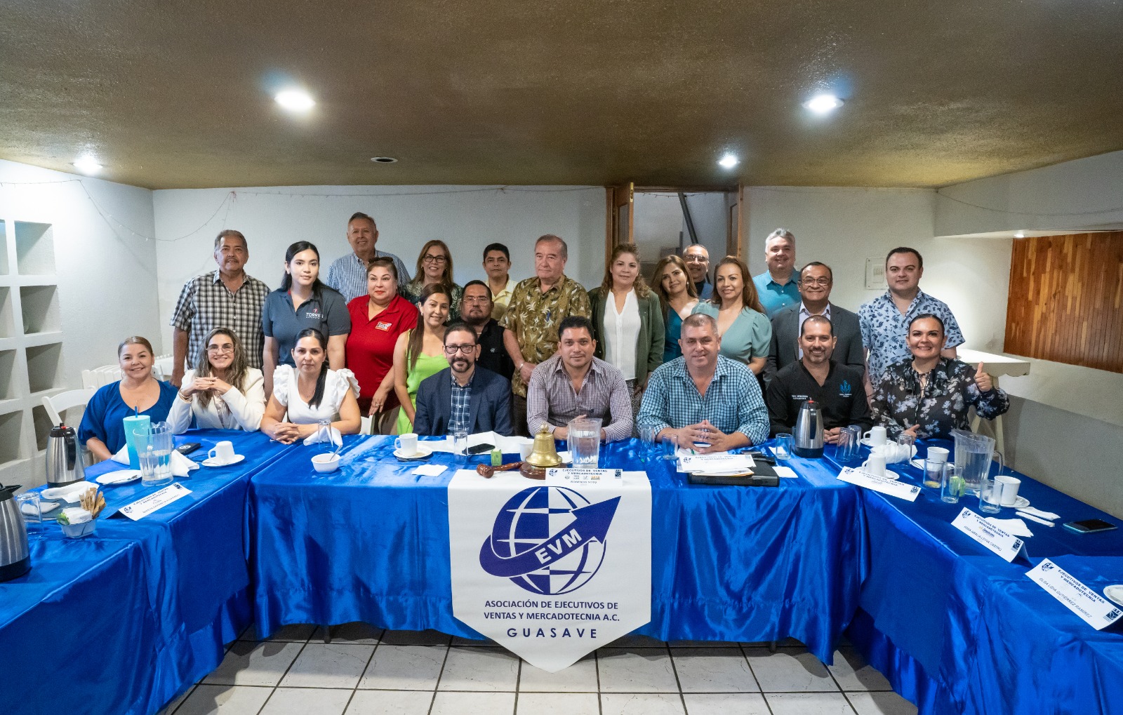 Ahuizotl López en un encuentro con EVM Guasave