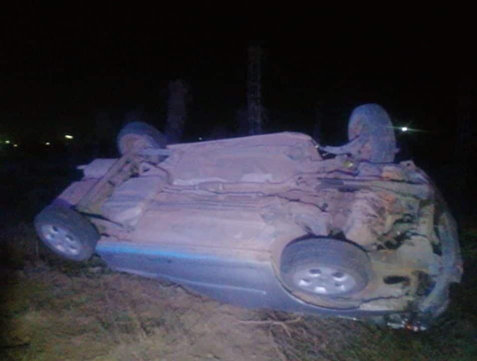 Elemento de Guardia Nacional sufre volcadura la madrugada de este martes