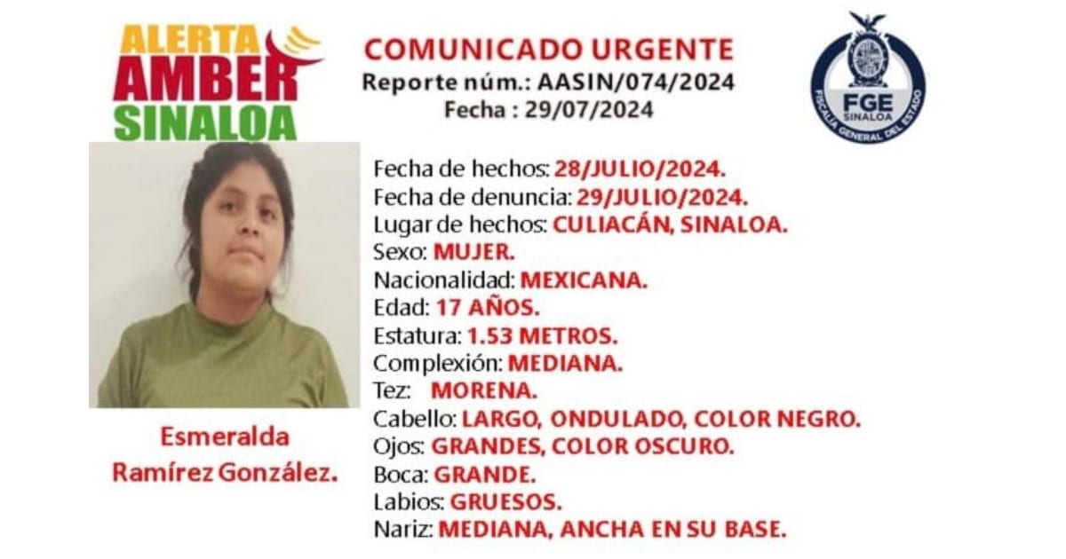 Ficha de búsqueda de Esmeralda Ramírez González