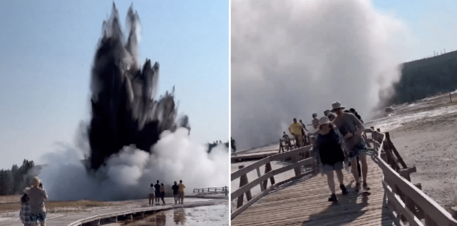 Se registra explosión hidrotermal en el Parque Nacional de Yellowstone