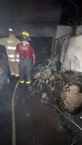 Fuerte incendio en Escuinapa