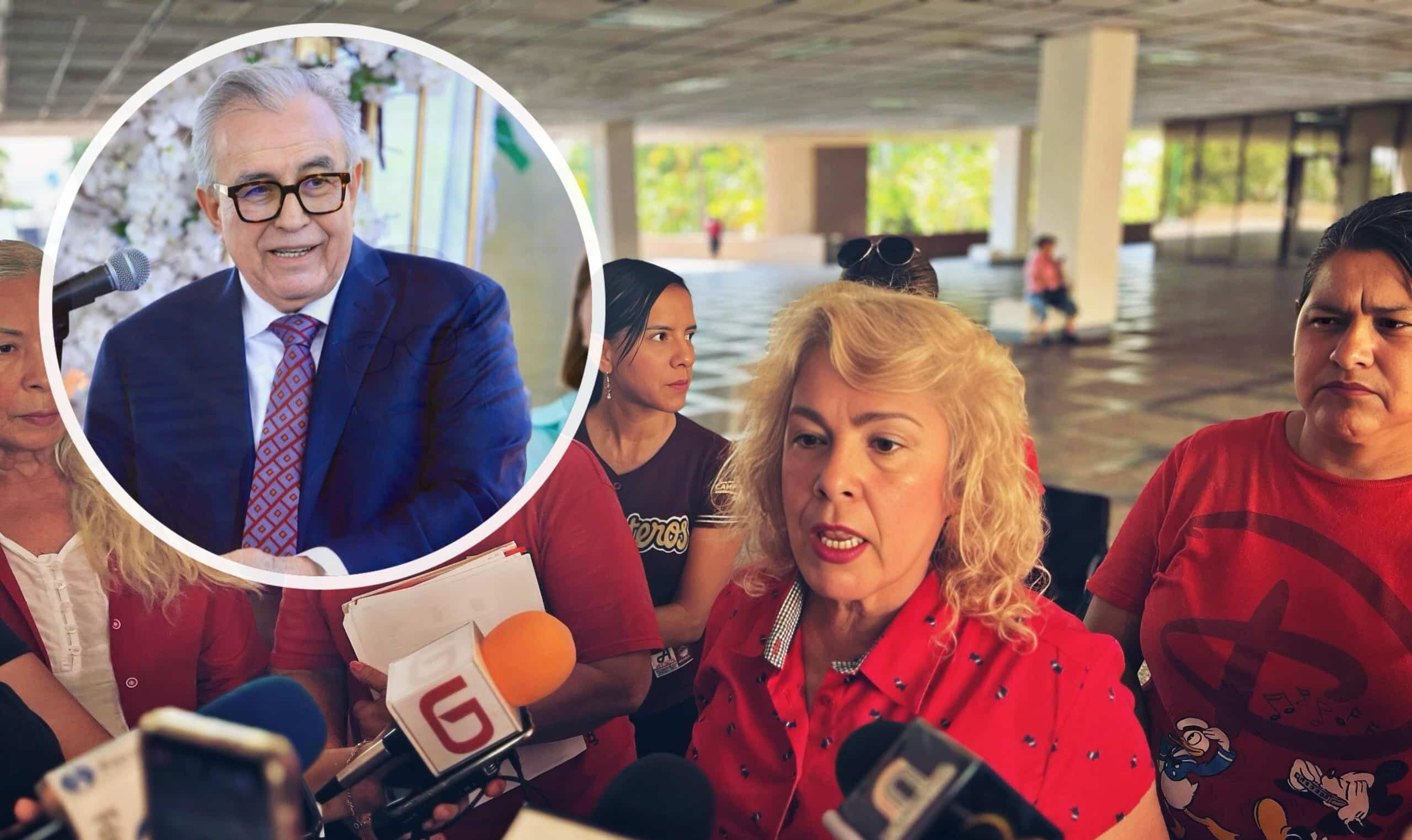 Gobernador de Sinaloa responde a plantón de Somos más que 53