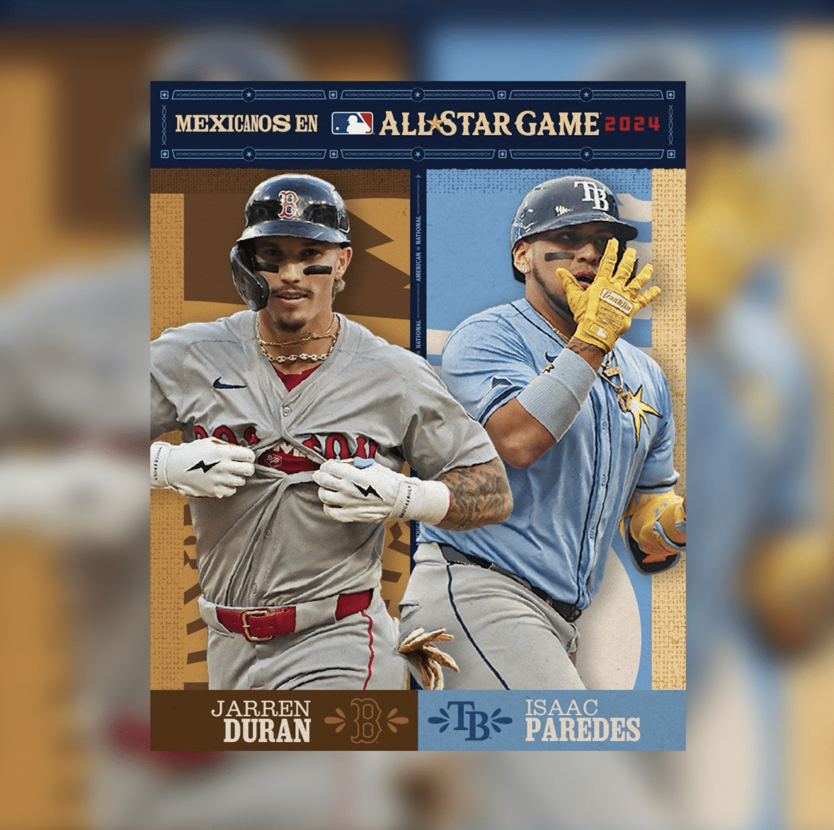 Isaac Paredes y Jarren Duran en el Juego de las Estrellas
