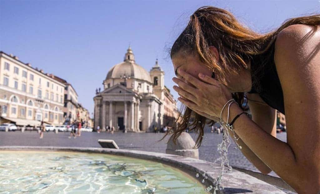 Ola de calor en Italia