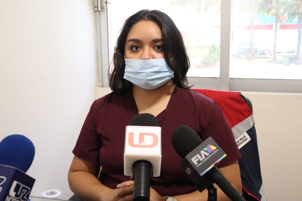 Jaqueline Valerio Ramos, coordinadora médica de Cruz Roja Mazatlán
