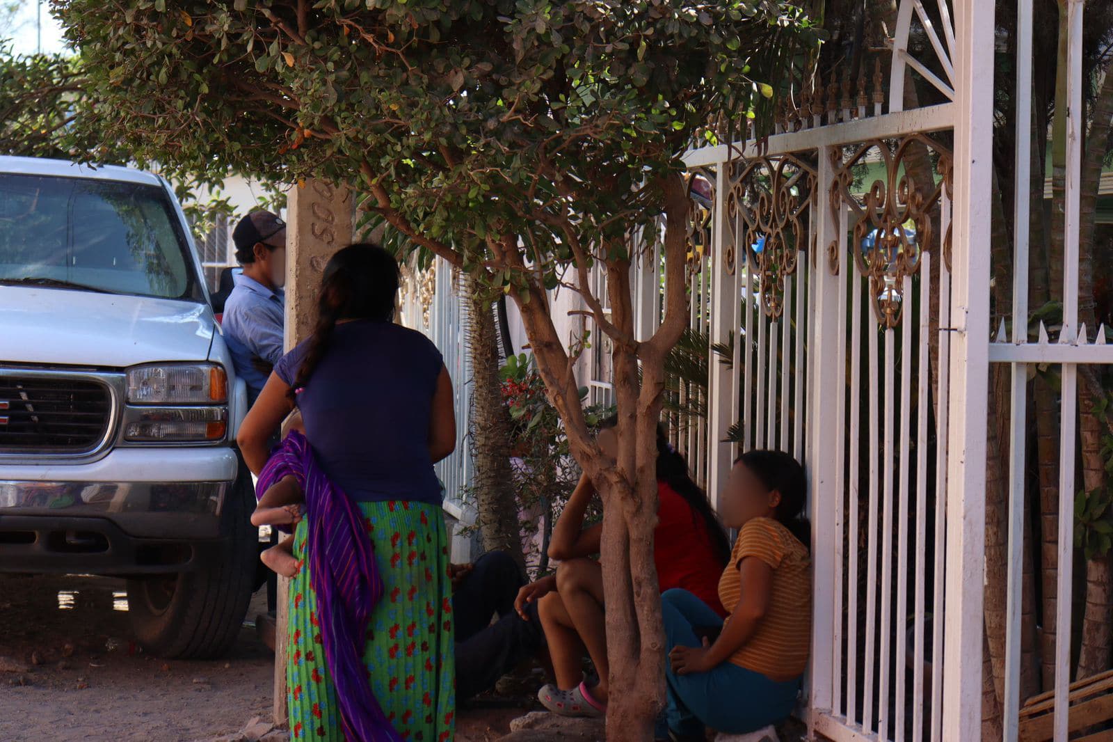 Jornaleros agrícolas tarahumaras en el Campo 35
