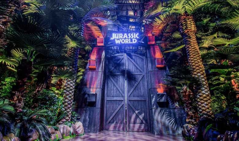 Denuncian robo de dinosaurio mecánico en el 