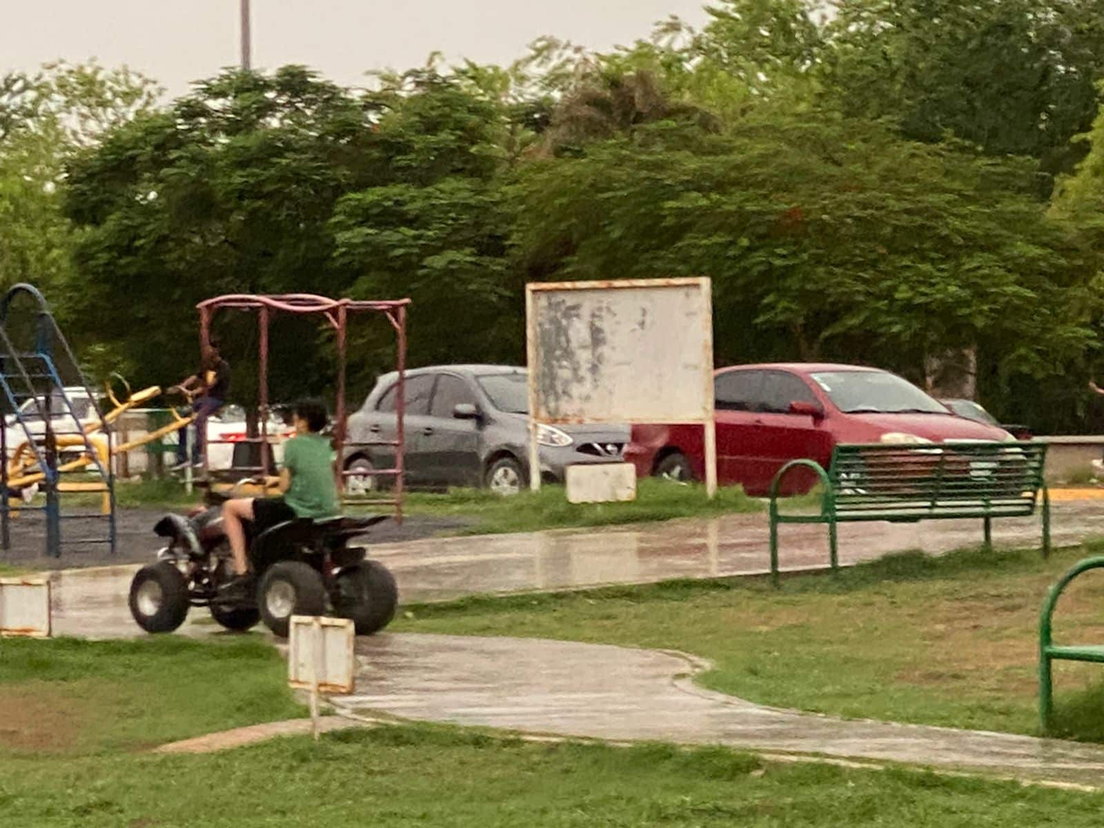 Tarde lluviosa en Guasave