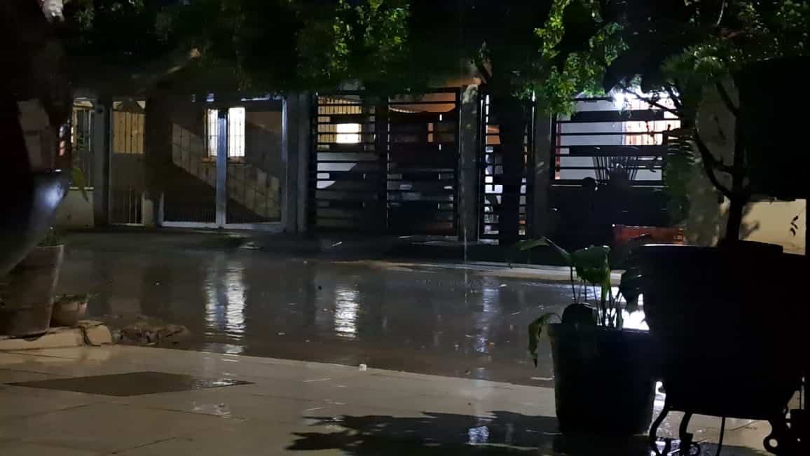 Noche lluviosa en Guasave este viernes 19 de julio