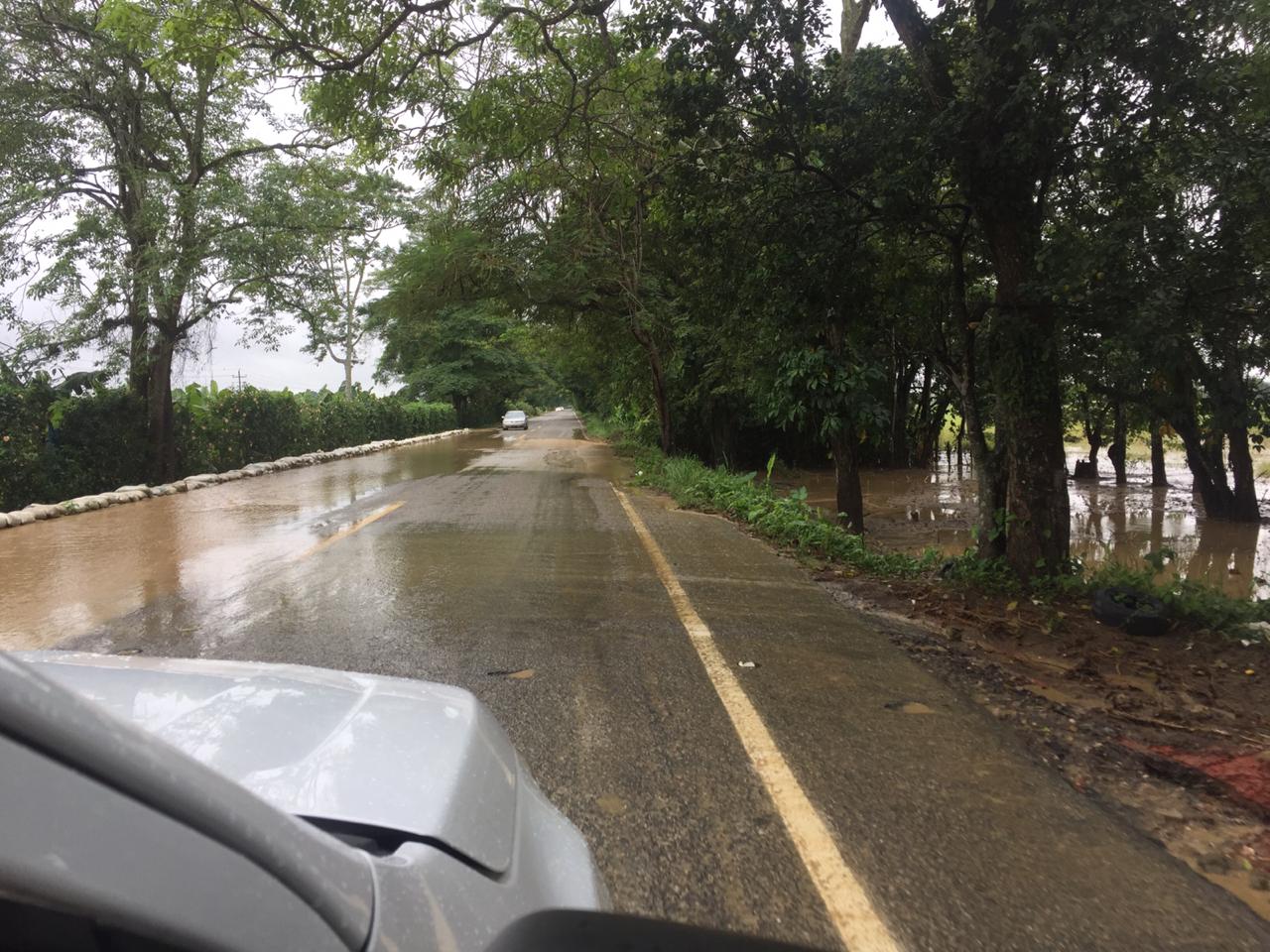 Lluvias en Carretera