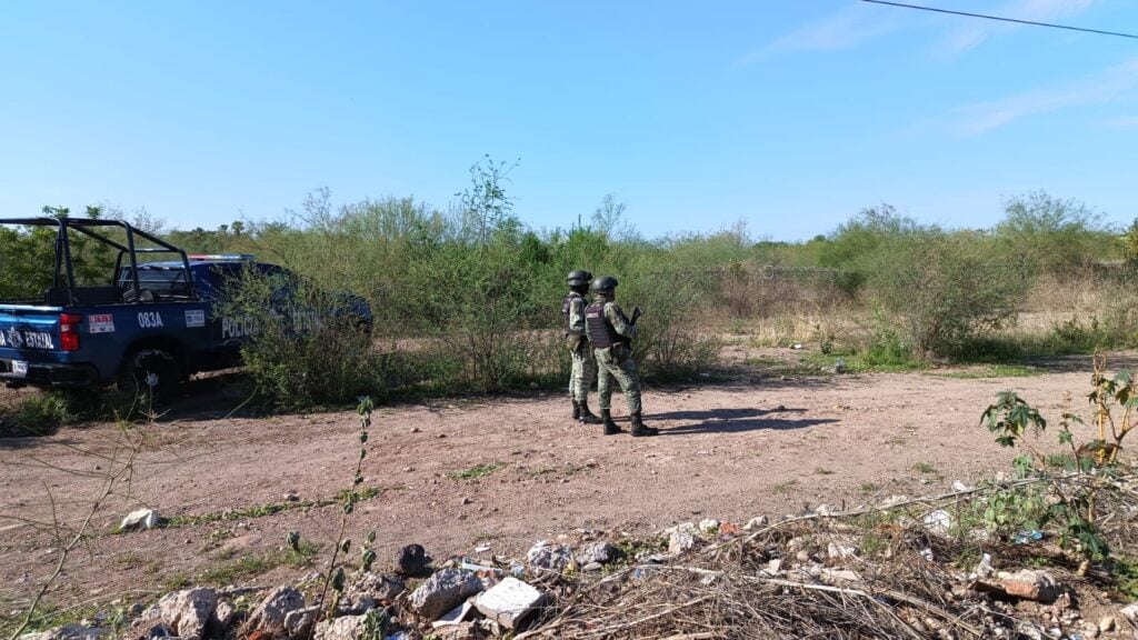 Ejército Mexicano resguarda la zona