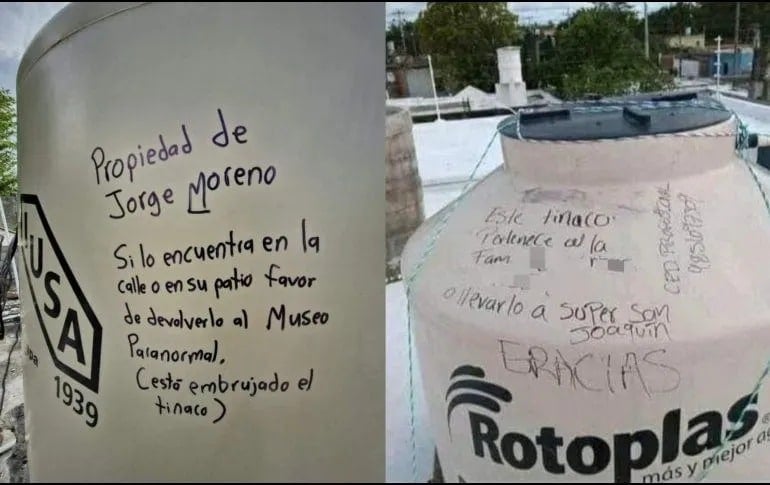 Los mexicanos prevén todo; aseguran tinacos con nombres ante huracán Beryl