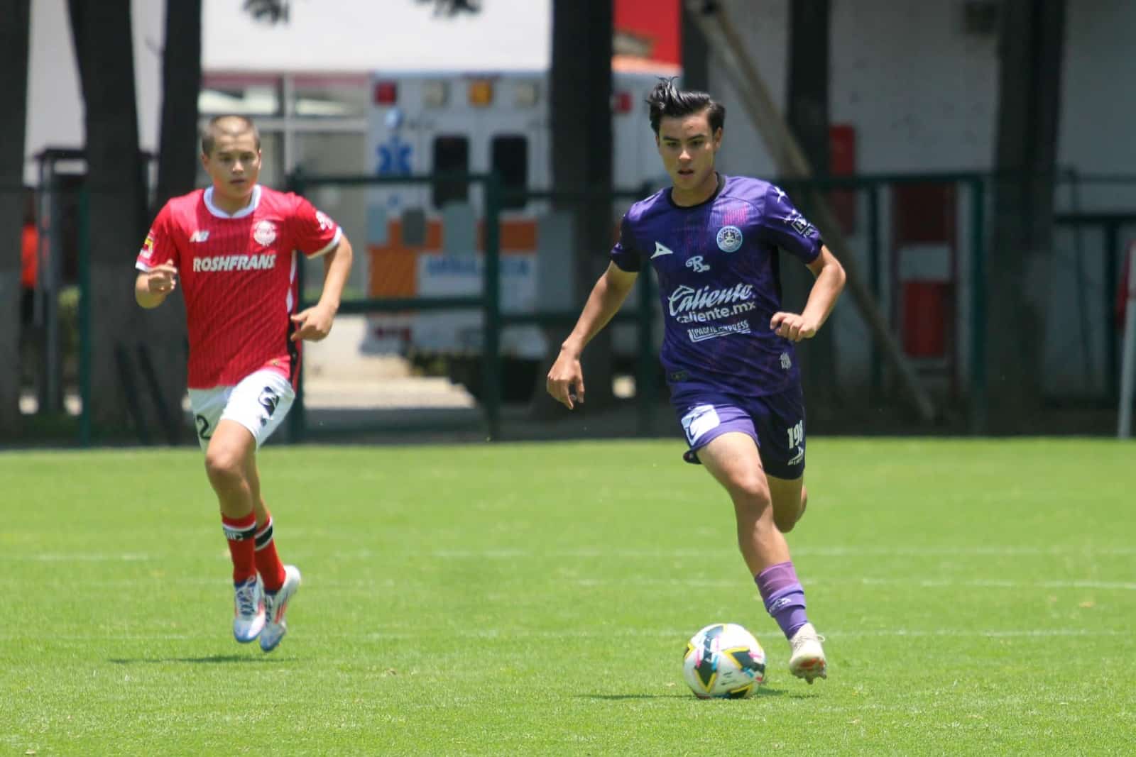 Mazatlán FC en un partido
