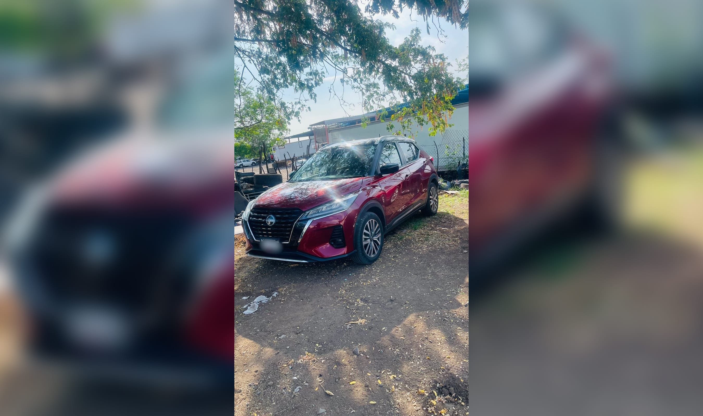 Nissan Kicks roja robada en Culiacán