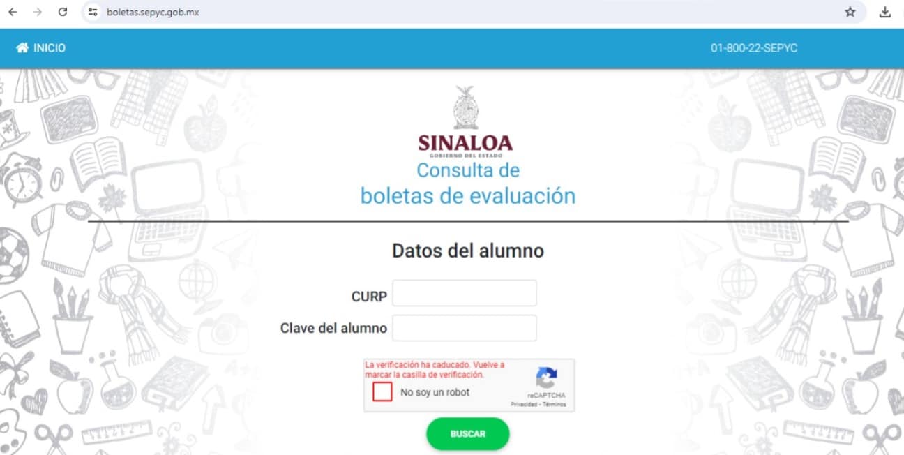Página de la SEPyC