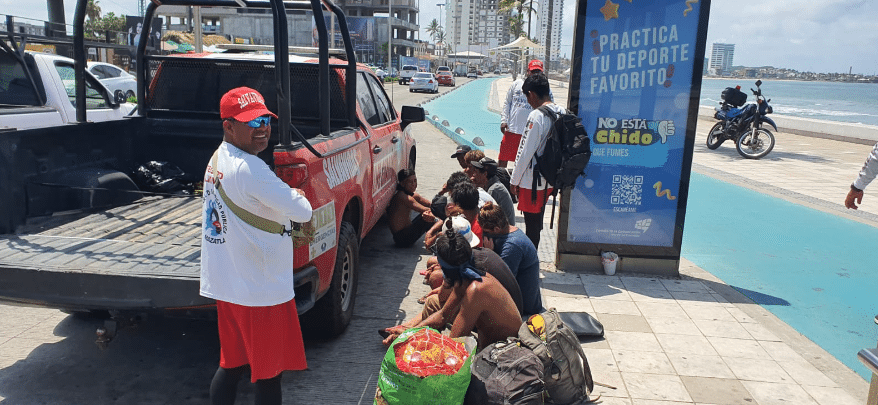 SSPM retirará de las playas mazatlecas a consumidores de alcohol y drogas