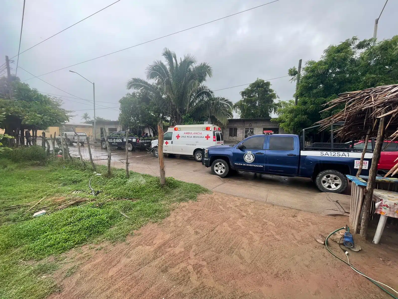 Policía de Escuinapa llega al domicilio del reporte de emergencia
