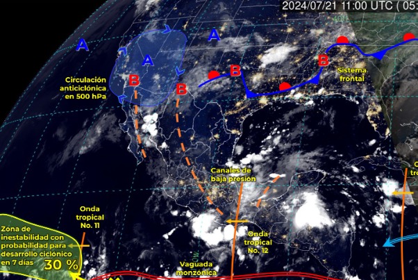 Pronóstico para este domingo en México