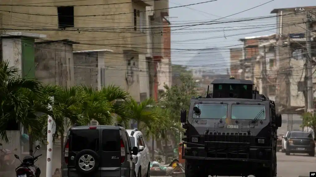 Realizan mega operativo contra el crimen organizado en Río Janeiro