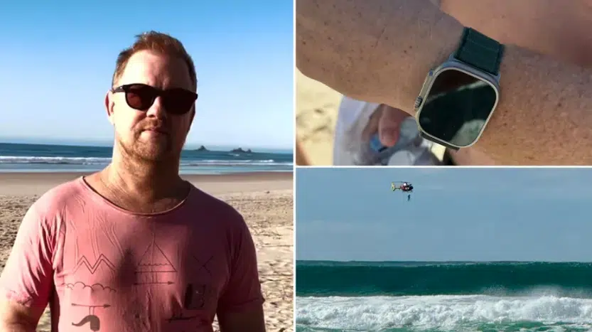 Surfista es rescatado gracias a su Apple Watch tras quedar varado en mar de Australia