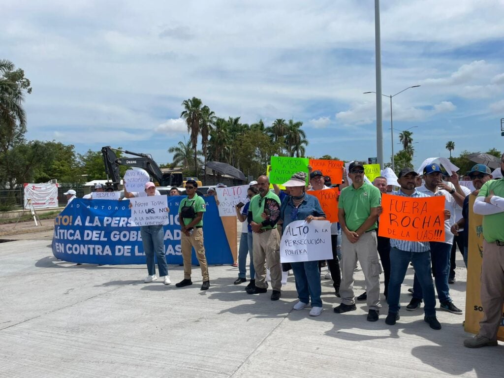 Rocha “En Sinaloa hay libertad de manifestación, el caso UAS es un problema de corrupción”