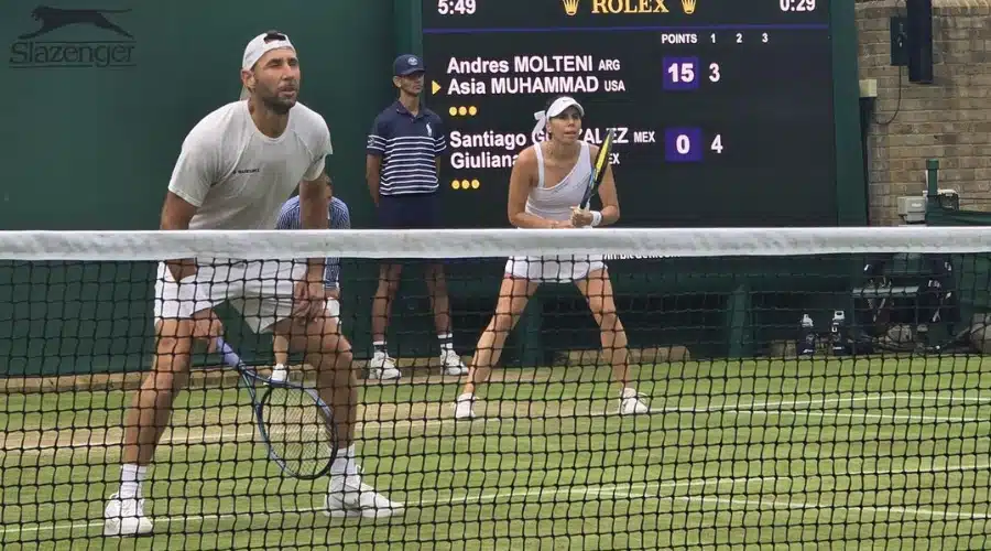 Santiago González y Giuliana Olmos avanzan a la final de Wimbledon