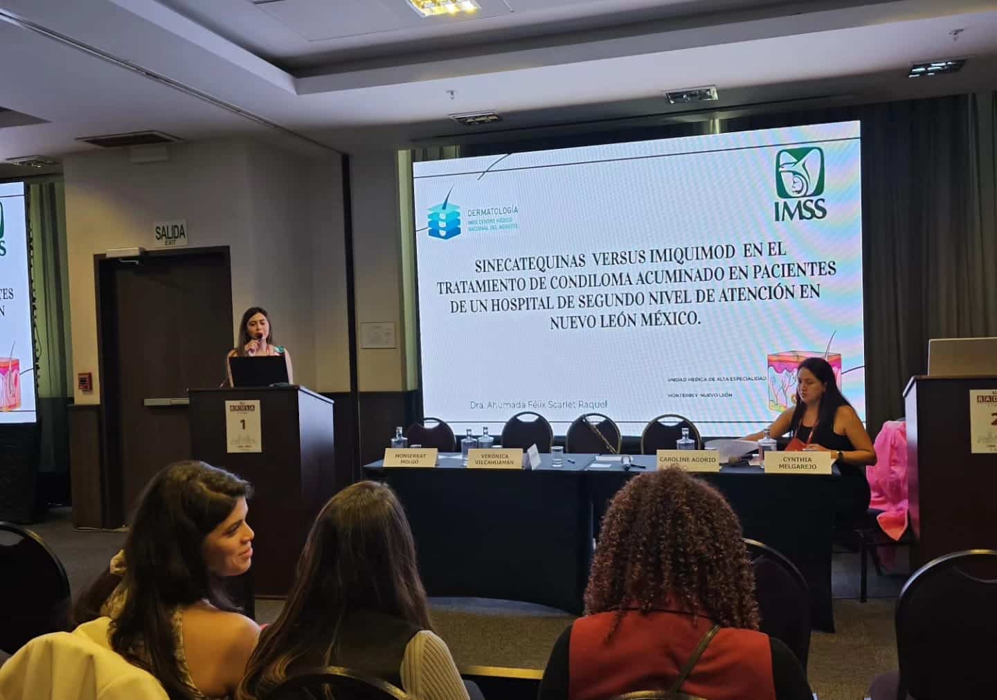 Scarleth Ahumada Félix, dermatóloga y tricóloga originaria de Guasave, en Lima, Perú
