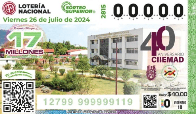 Resultados Sorteo Superior 2815 de la Lotería Nacional