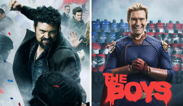 Butcher (Karl Urban ) y Homelander (Antony Starr) de 